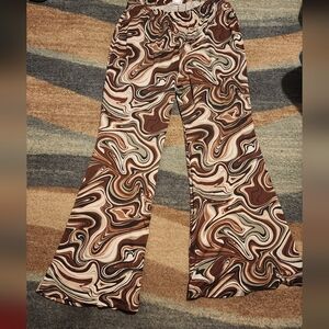 No Boundaries Brown Swirl Pajama Pants